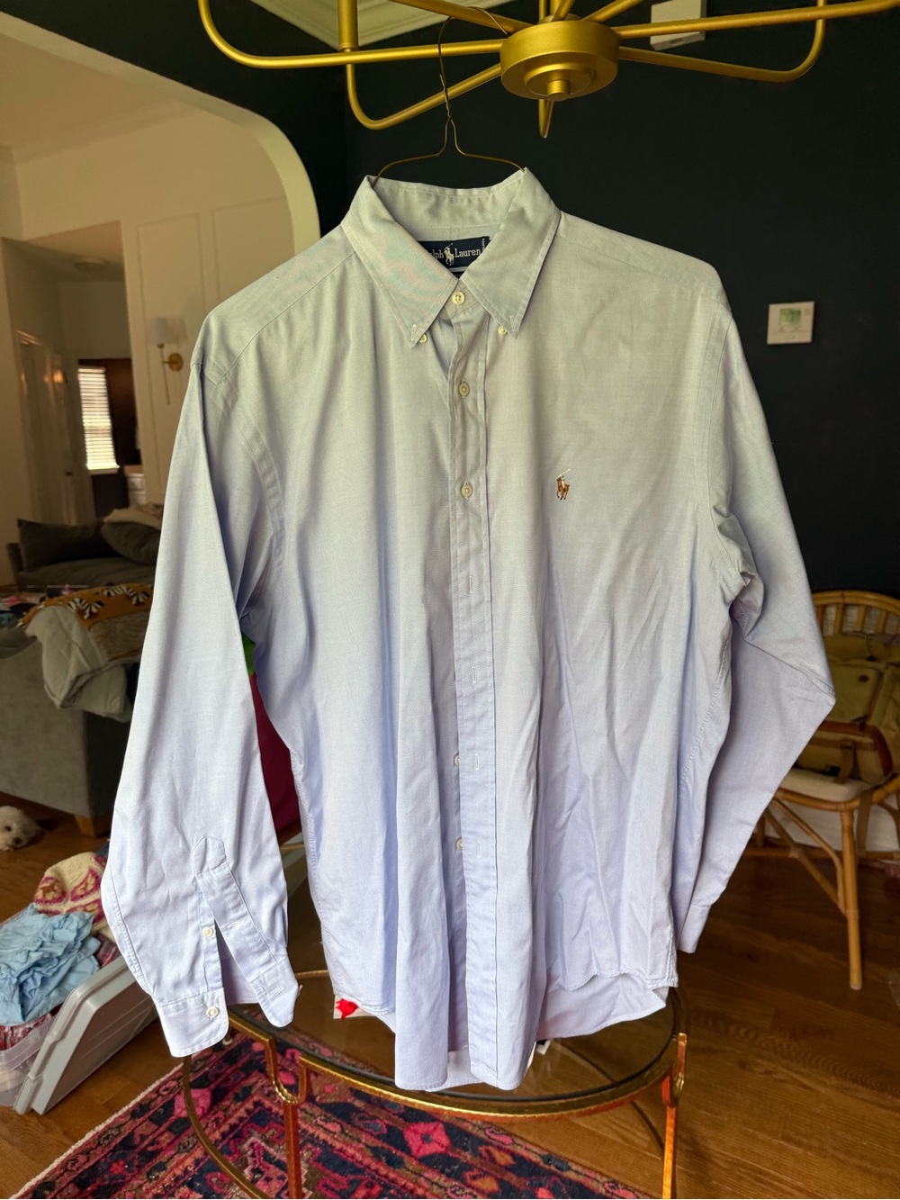Polo by Ralph Lauren Pale Blue Button-Down Dress Shirt